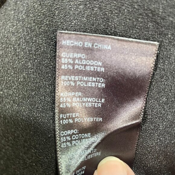 Moon River B/W Striped Flutter Sleeve Dress M Cotton Aldegon Blend Casual HOCO - Picture 3 of 12